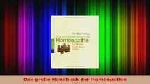 Das große Handbuch der Homöopathie PDF Lesen