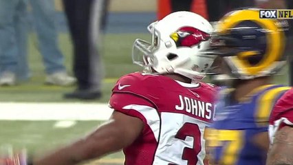 Cardinals David Johnson rushes for 10-yard gain