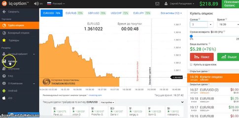 IQ Option Стратегия, анализатор
