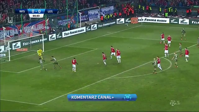 0-1 Nemanja Nikolic Goal - Wisla Krakow v. Legia Warsawa 06.12.2015 HD