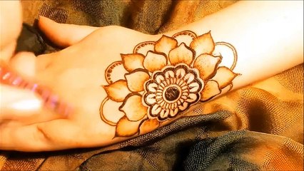 Flower Mandala Mehndi design- Мехенди Цветочная Мандала