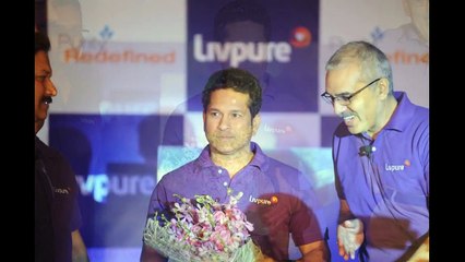 Sachin Tendulkar launches the New Smart Product range of Livpure