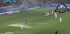 Gianluigi Donnarumma Amazing Save - Carpi vs AC Milan - Serie A - 06.12.2015