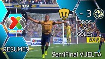 PUMAS VS AMERICA 1-3 GOLES RESUMEN Semifinal VUELTA Liga MX Apertura 2015 [HD]