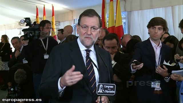 Rajoy: Si no gano, no formaré Gobierno