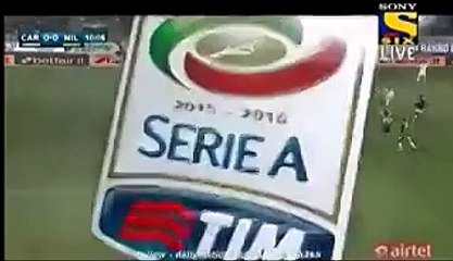 Marco Borriello Big Chance _ Carpi v. AC Milan _ Italy - Serie A - 06.12.2015 HD
