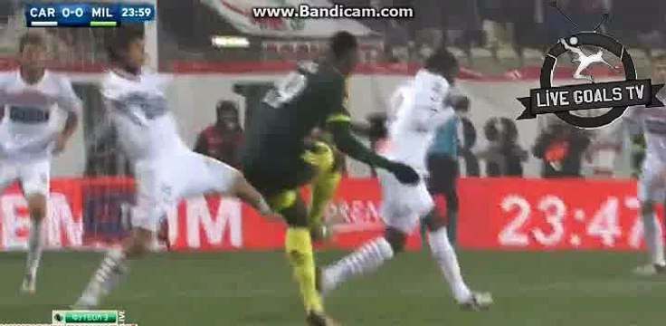 Gianluigi Donnarumma Great 1 vs 1 Save - Carpi vs AC Milan - Serie A - 06.12.2015