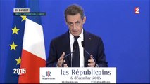 Discours de Sarkozy: Le grand perdant des élections régionales 2015