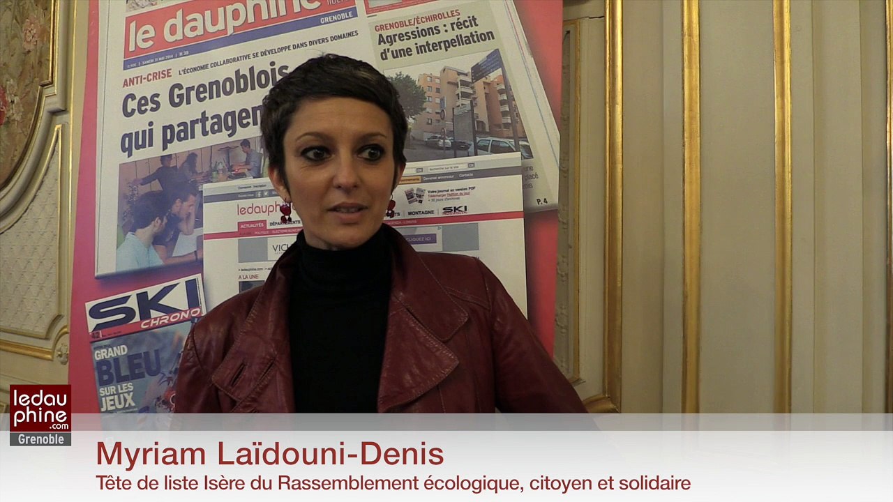 Régionales 2015-Isère- Réaction de Myriam Laidouni Denis, Rassemblement écologiste, citoyen et solidaire
