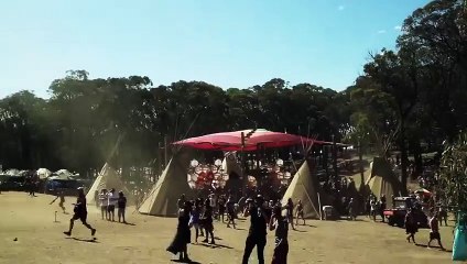 Sudden Tornado At Australian Festival