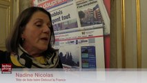 Régionales 2015 - Isère - Réaction de Nadine Nicolas, tête de liste Debout la France