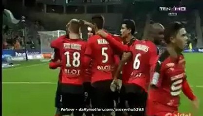 0-1 Pedro Henrique Fantastic Counter Attack Volley Goal _ St Etienne v. Stade Rennes _ France - Ligue 1 - 06.12.2015 HD