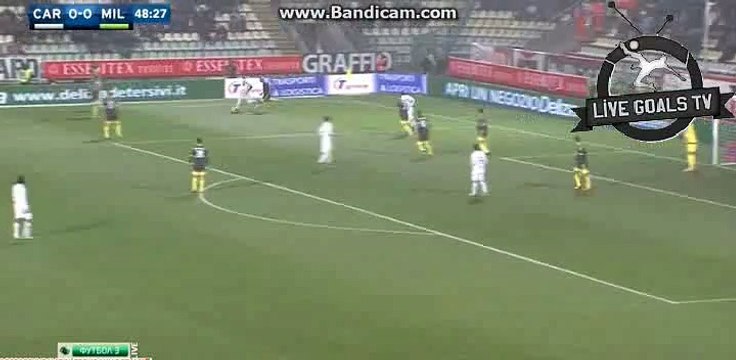 M'Baye Niang Fantastic Chance - Carpi vs AC Milan - Serie A - 06.12.2015