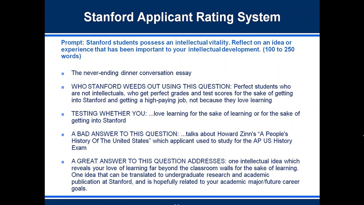 How to Get Accepted by Stanford and Ivy League Universities (Admission Essays Explained)