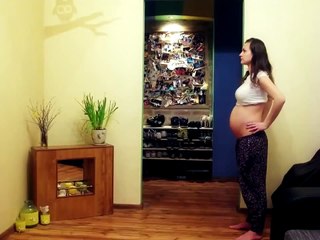 9 месяцев беременности за 2 минуты