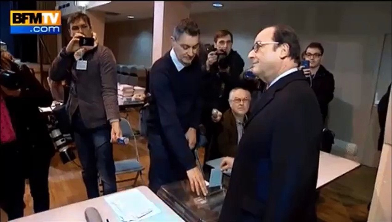 Hollande rate l'urne