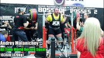 ANDREY MALANICHEV 1036LB (470KG) WORLD RECORD SQUAT