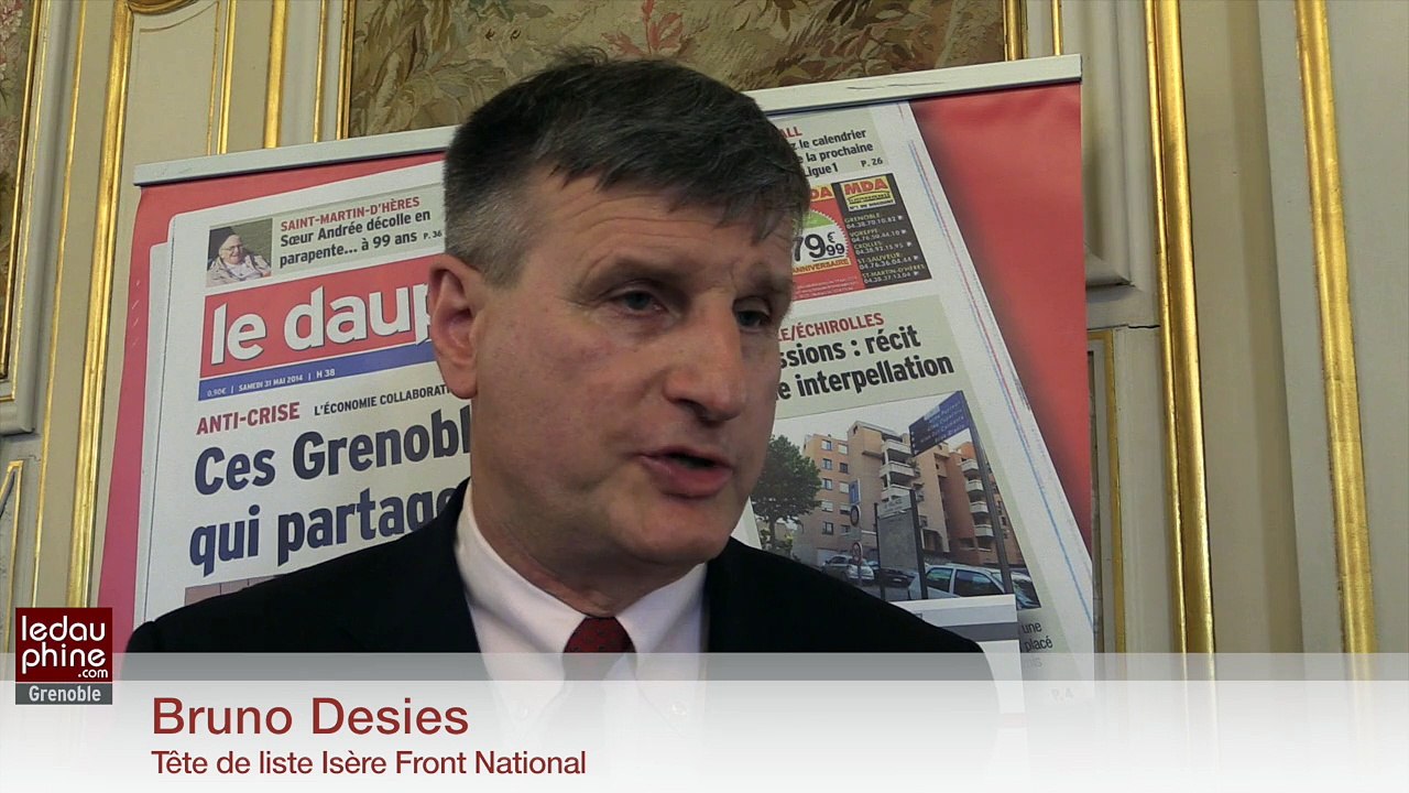 Régionales 2015 - Isère - Réaction de Bruno Desies, tête de liste FN en Isère