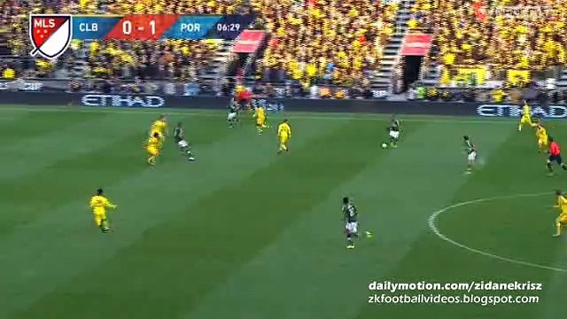0-2 Rodney Wallace Amazing Goal Columbus Crew - Portland Timbers - MLS 2015 Play-off Final 06.12.2015 HD
