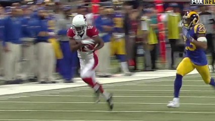Cardinals Carson Palmer hits John Brown for a 68-yard gain