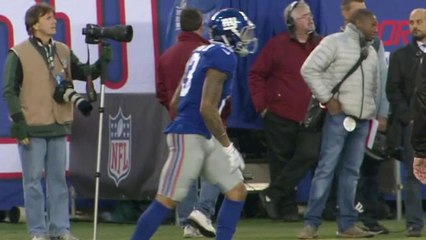 Giants Odell Beckham Jr. redeems himself after kicking the ball