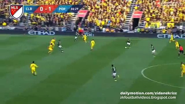 0-2 Rodney Wallace Amazing Goal Portland Timbers - MLS 2015 Play-off Final 06.12