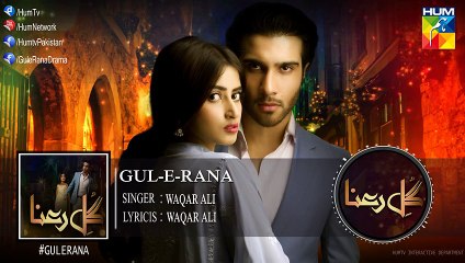 Gul E Rana Full Audio OST Sajjal Ali Feroze Khan HUM TV Drama