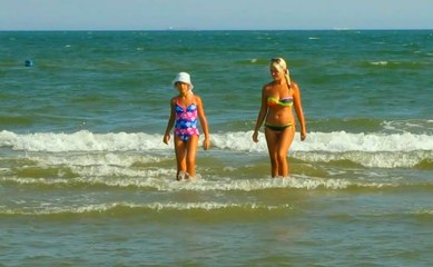 Пляж. Одесса. Лузановка. Дом Павловых. Beach. Odessa. Luzanovka. Pavlov's house.