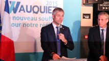 Réaction de Laurent Wauquiez suite au premier tour des élections régionales en Rhône-Alpes Auvergne