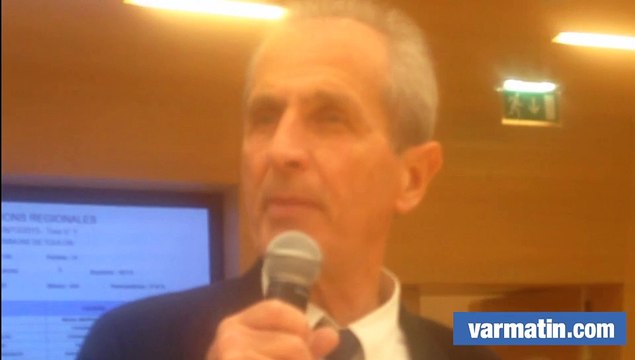 Régionales 2015: la réaction d'Hubert Falco, maire de Toulon