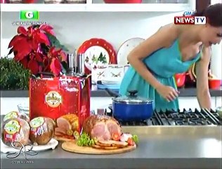 Sarap With Family Christmas Edition Sizzling Ham with Mushroom Sauce