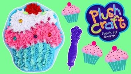 Plush Craft Cupcake Pillow Fabric by Number DIY Arts and Crafts!