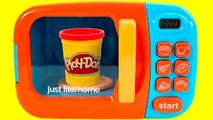 Just Like Home Microwave Oven Toy Play-Doh Kitchen Toy Cutting Food Cooking Playset Toy Vi