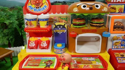 アンパンマン おもちゃ ハンバーガーやさん Anpanman hamburger shop