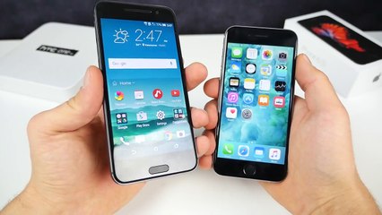 HTC One A9 vs iPhone 6s Full Comparison! Worlds Best iPhone 6S Clone!
