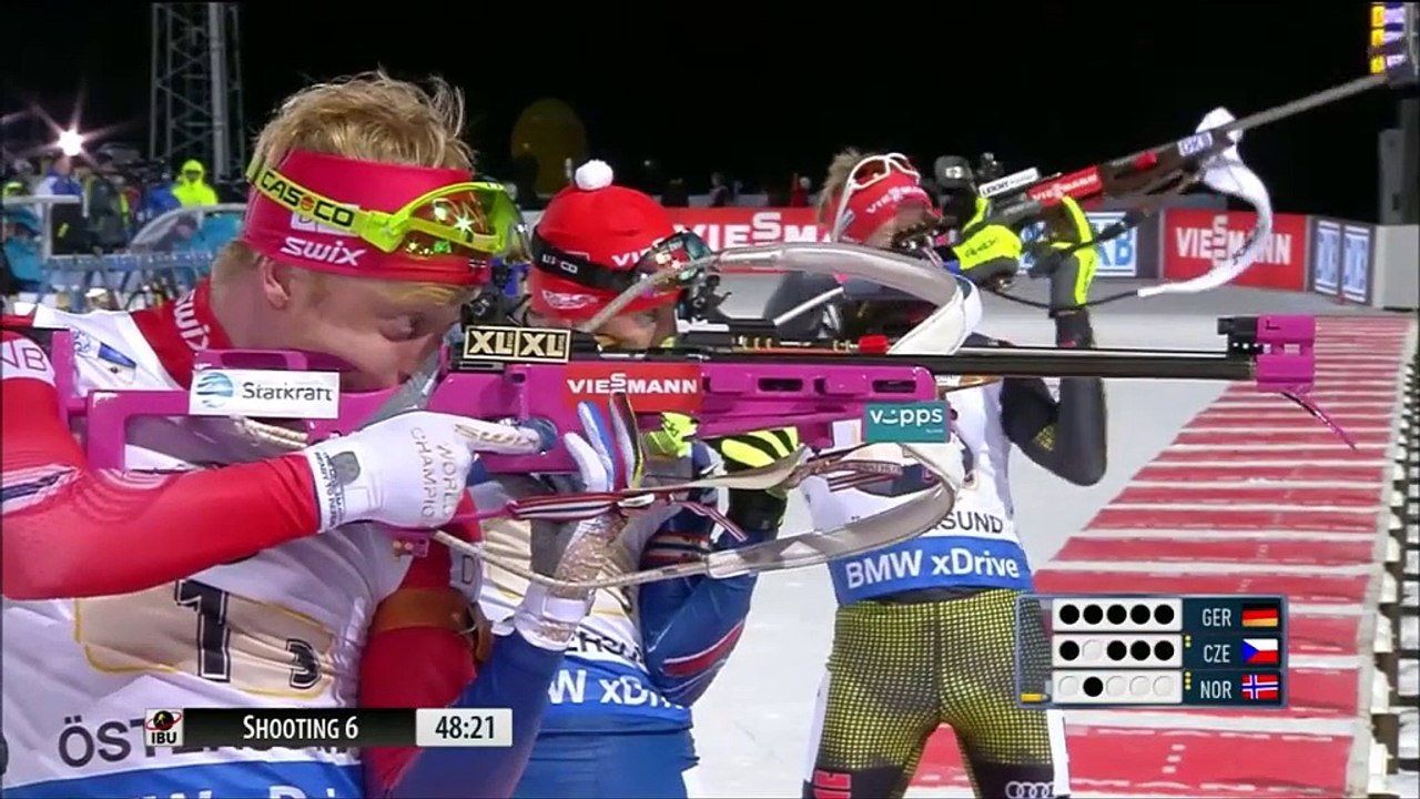 CdM biahlon, Östersund (étape 1), relais mixte, 29 nov 2015 (les relais masculins)