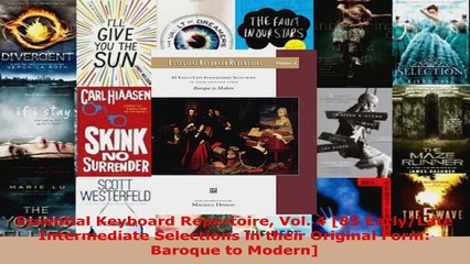 Download  Essential Keyboard Repertoire Vol 4 85 EarlyLate Intermediate Selections in their Ebook Free