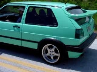 VW Golf mk2 VR6 - Burnout