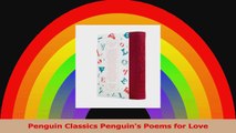 Penguin Classics Penguins Poems for Love PDF