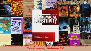 Read  Chemical Sensitivity Tools Diagnosis and Method of Treatment  Volume IV EBooks Online