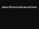 Babylon 5 RPG and Fact Book: Signs and Portents [PDF Download] Full Ebook