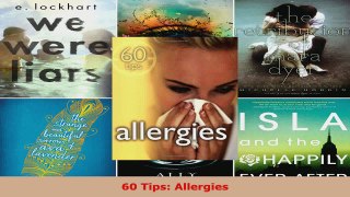 Read  60 Tips Allergies Ebook Free