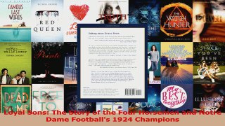 Download  Loyal Sons The Story of the Four Horsemen and Notre Dame Footballs 1924 Champions PDF Online