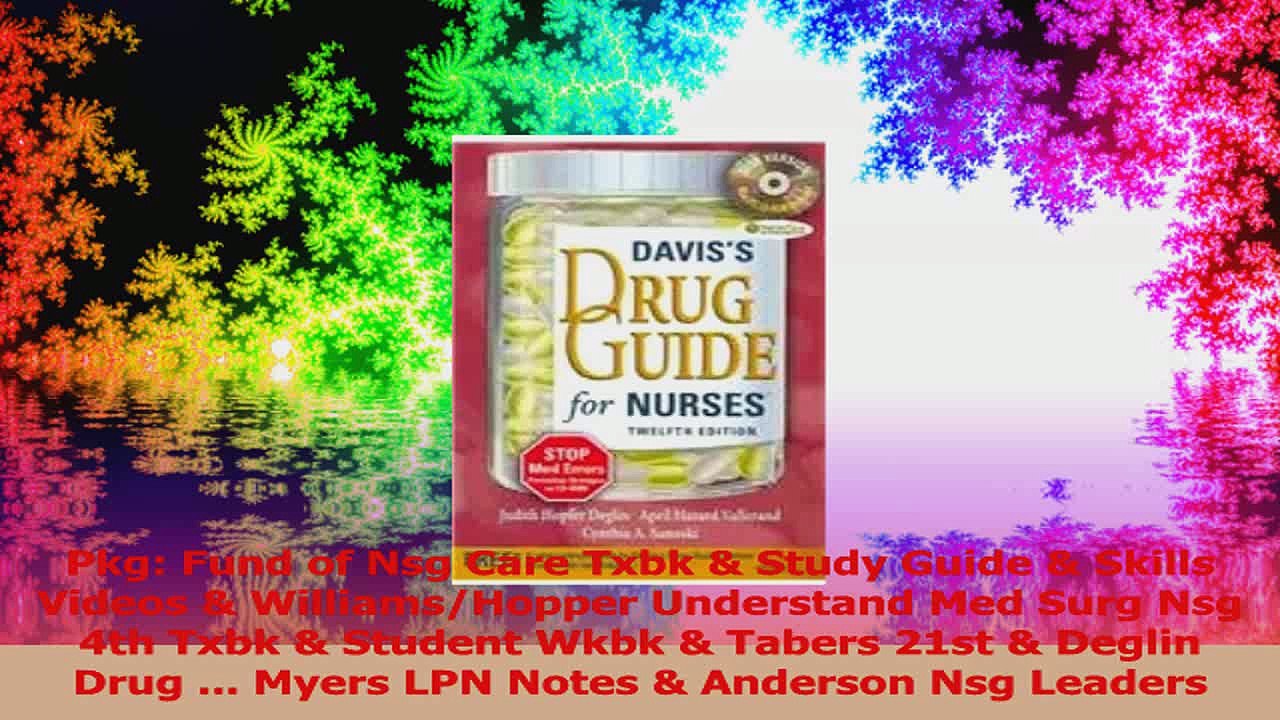 Pkg Fund of Nsg Care Txbk  Study Guide  Skills Videos  WilliamsHopper Understand Med Read Online