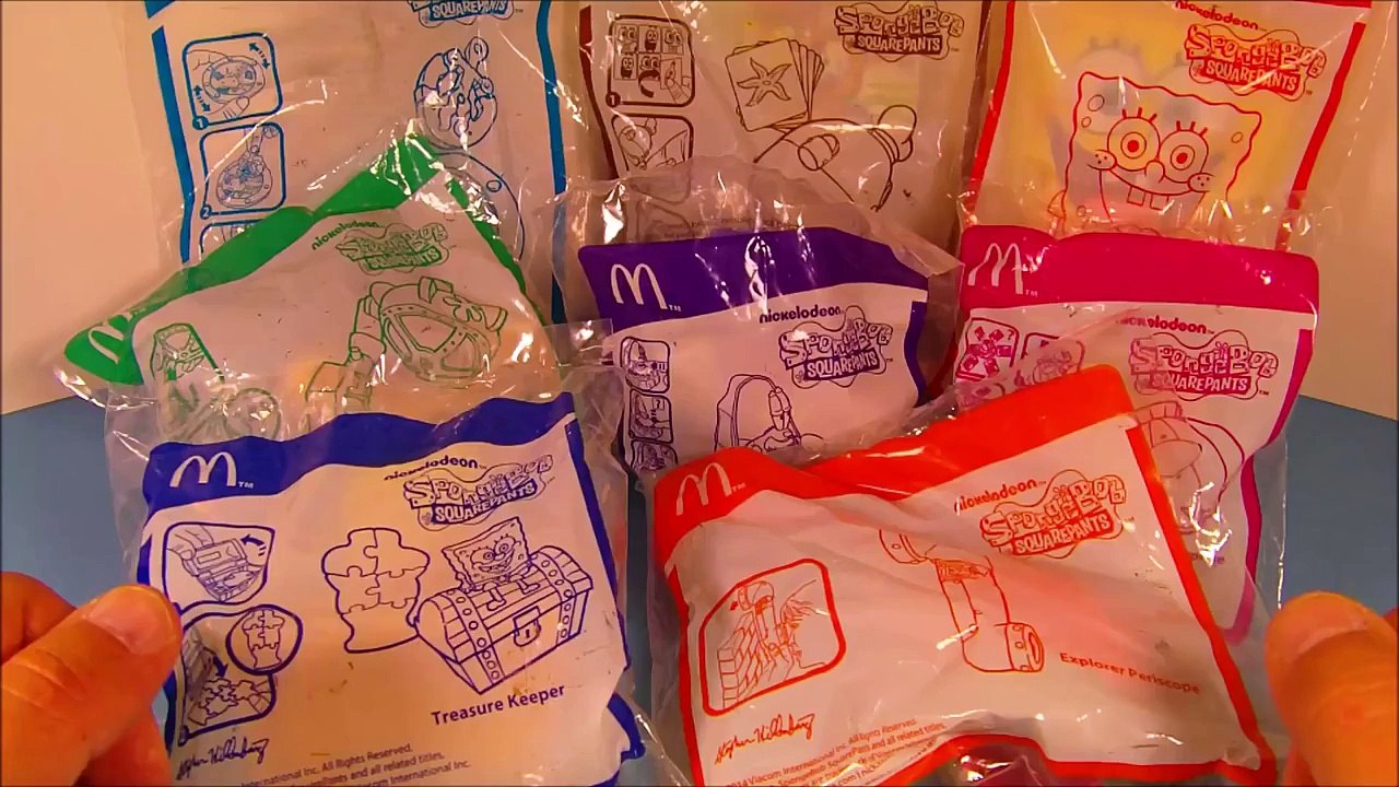 2014 SPONGEBOB SQUAREPANTS McDONALDS HAPPY MEAL...