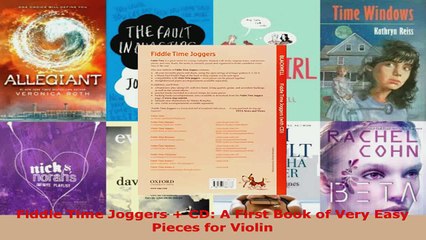Download  Fiddle Time Joggers  CD A First Book of Very Easy Pieces for Violin PDF Online