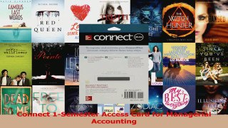 PDF Download  Connect 1Semester Access Card for Managerial Accounting PDF Full Ebook