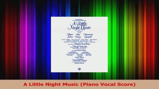 PDF Download  A Little Night Music Piano Vocal Score Read Full Ebook