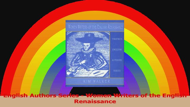 English Authors Series Women Writers of the English Renaissance PDF