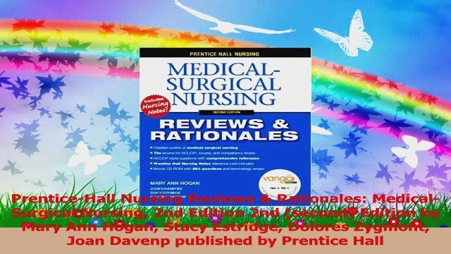 PrenticeHall Nursing Reviews Rationales MedicalSurgical Nursing 2nd Edition 2nd Read Online